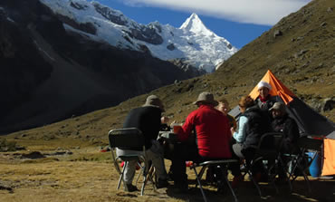 Jankarurish camp, Alpamayo trek