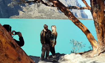 Llanganuco lake, Alpamayo trek