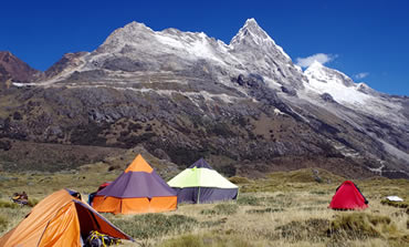 Quebrada Ulta campsite, Santa Cruz Ulta trek