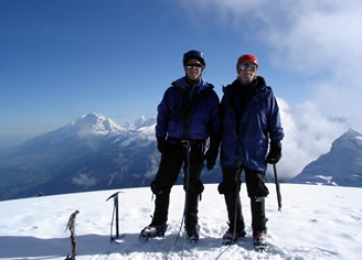 Vallunaraju mountain Cordillera Blanca